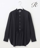 【23区/NIJYUSANKU】の【R(アール)】ウールトロストレッチ ピンタックブラウス ネイビー系|ID: prp329100004588634 ipo3291000000033673402
