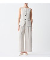 【アンクレイヴ/uncrave】の【接触冷感】テンセルライトリネン ワイドパンツ 人気、トレンドファッション・服の通販 founy(ファニー) ファッションモデル・俳優・女優 Models 女性 Women 佐藤晴美 Sato Harumi ファッション Fashion レディースファッション Fashion for Women パンツ Pants & Trousers 春 Spring ジャケット Jacket, Outerwear ストレート Straight, Straight Cut センター Center, Center Line トリミング Trimming, Decorative Edge 定番 Standard, Basic Item ビッグ Big, Oversized リネン Linen, Linen Fabric ワイド Wide, Wide Fit S/S・春夏 SS, Spring/Summer, Warm Season 再入荷 Restock / Back in Stock 夏 Summer |ID:prp329100004588639