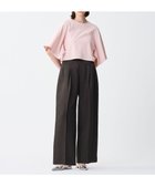 【アンクレイヴ/uncrave】の【接触冷感】テンセルライトリネン ワイドパンツ ブラウングレー|ID: prp329100004588639 ipo3291000000033183600