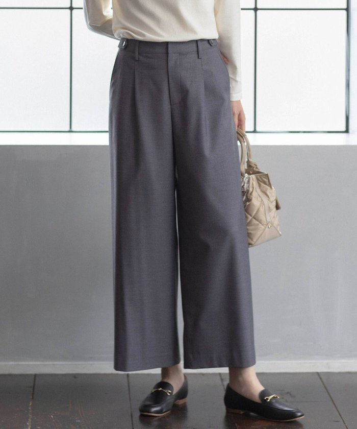 【ジェイ プレス/J.PRESS】の【洗える】T/Rウォッシャブルギャバ ワイド パンツ インテリア・キッズ・メンズ・レディースファッション・服の通販 founy(ファニー) https://founy.com/ ファッション Fashion レディースファッション Fashion for Women パンツ Pants & Trousers 洗える Machine Washable コンパクト Compact, Small Size トレンド Trend, Trending Now フェミニン Feminine, Girly ベーシック Basic, Essential ワイド Wide, Wide Fit A/W・秋冬 Autumn/Winter おすすめ Recommended / Our Picks エレガント 上品 Elegant |ID: prp329100004588656 ipo3291000000033682680