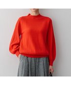 【23区/NIJYUSANKU】のセミウーステッド モックネック ニット レッド系|ID: prp329100004588657 ipo3291000000033030607