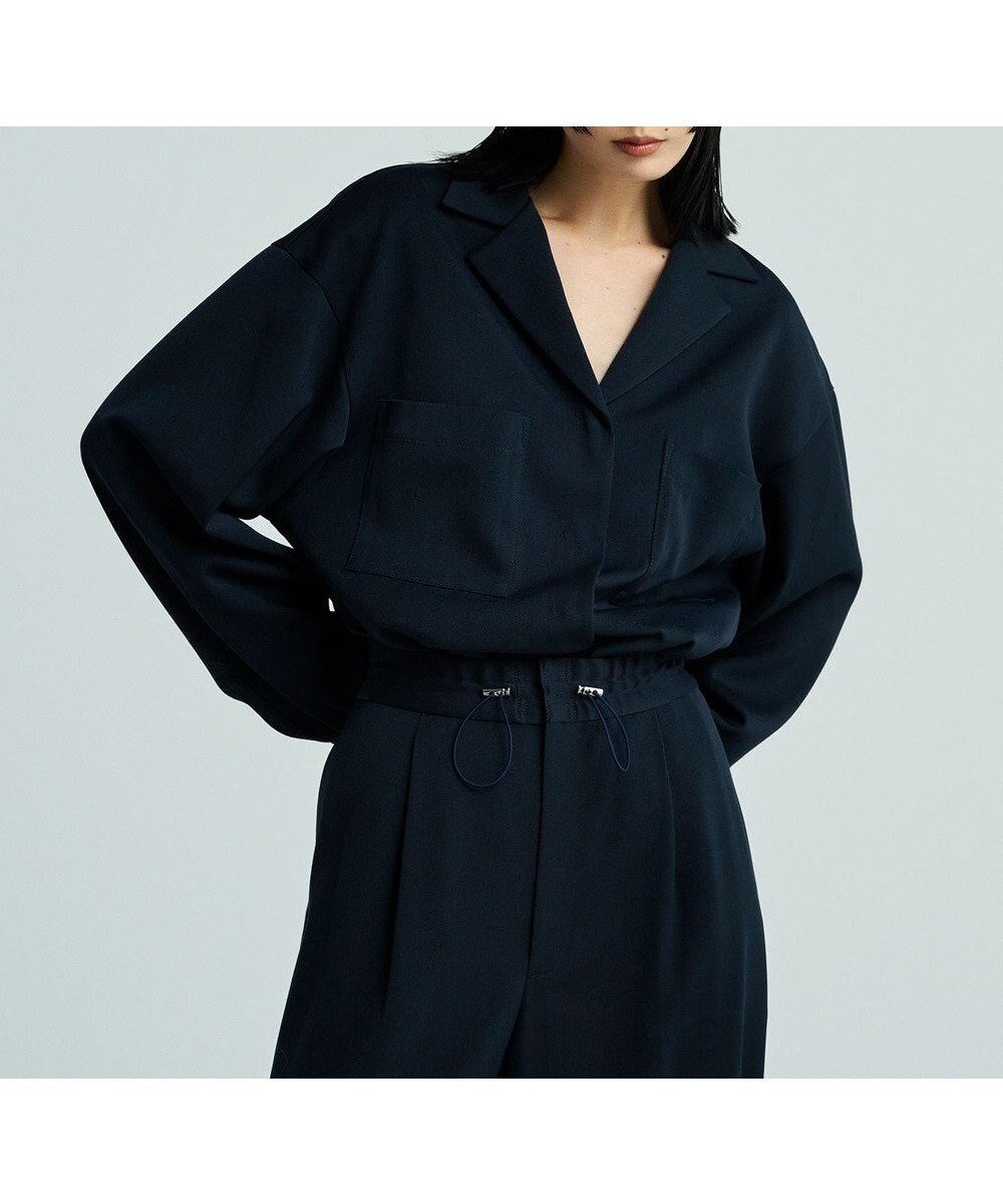 【アンクレイヴ/uncrave】の【洗える・UNISEXあり】ギャバジン シャツ(uncrave WHITE) インテリア・キッズ・メンズ・レディースファッション・服の通販 founy(ファニー) 　ファッション　Fashion　レディースファッション　Fashion for Women　トップス・カットソー　Cut & Sew Tops　シャツ・ブラウス・オフィスカジュアル　Elegant Blouses & Button-Ups　洗える　Machine Washable　スーツ　Suit, Formalwear　セットアップ　Set-Up, Coordinated Outfit　雑誌　Magazine, Fashion Magazine　ブルゾン　Blouson, Bomber Jacket　ユニセックス　Unisex, Genderless　リラックス　Relax, Relaxed Fit　A/W・秋冬　Autumn/Winter　おすすめ　Recommended / Our Picks　ネイビー|ID: prp329100004588670 ipo3291000000034190586
