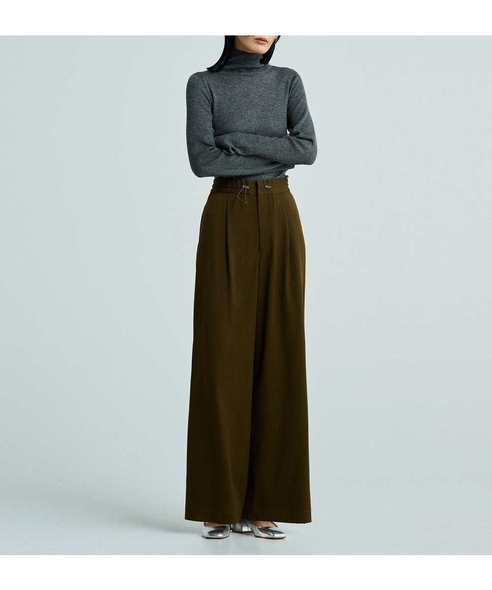【アンクレイヴ/uncrave】の【洗える】ギャバジン ドロストパンツ(uncrave WHITE) 人気、トレンドファッション・服の通販 founy(ファニー) 　ファッション　Fashion　レディースファッション　Fashion for Women　パンツ　Pants & Trousers　エレガント 上品　Elegant　洗える　Machine Washable　ストレート　Straight, Straight Cut　スーツ　Suit, Formalwear　セットアップ　Set-Up, Coordinated Outfit　雑誌　Magazine, Fashion Magazine　ブルゾン　Blouson, Bomber Jacket　ワイド　Wide, Wide Fit　A/W・秋冬　Autumn/Winter　おすすめ　Recommended / Our Picks　 other-1|ID: prp329100004588671 ipo3291000000033184202