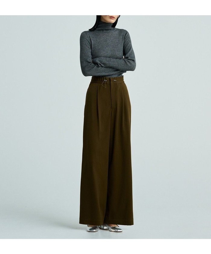 【アンクレイヴ/uncrave】の【洗える】ギャバジン ドロストパンツ(uncrave WHITE) インテリア・キッズ・メンズ・レディースファッション・服の通販 founy(ファニー) https://founy.com/ ファッション Fashion レディースファッション Fashion for Women パンツ Pants & Trousers エレガント 上品 Elegant 洗える Machine Washable ストレート Straight, Straight Cut スーツ Suit, Formalwear セットアップ Set-Up, Coordinated Outfit ブルゾン Blouson, Bomber Jacket ワイド Wide, Wide Fit A/W・秋冬 Autumn/Winter おすすめ Recommended / Our Picks |ID: prp329100004588671 ipo3291000000034696108