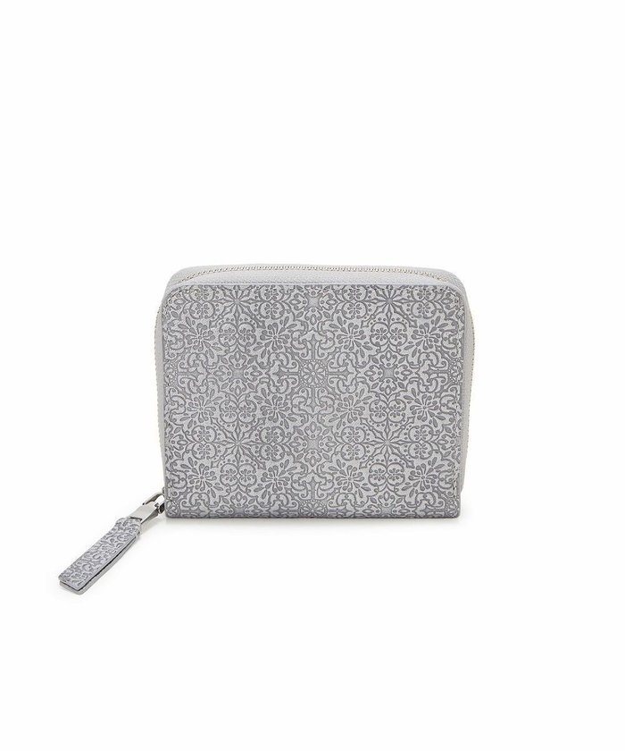 【トプカピ/TOPKAPI】の【TREASURE TOPKAPI】オリジナル エンボスレザー ラウンド 二つ折り財布 インテリア・キッズ・メンズ・レディースファッション・服の通販 founy(ファニー) https://founy.com/ ファッション Fashion レディースファッション Ladies' Fashion Online 財布 Wallets エレガント 上品 Elegant シルバー Silver 財布 Wallet ボックス Box ポケット Pocket ラウンド Round |ID: prp329100004588676 ipo3291000000032551411