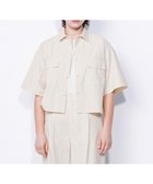 【ネイヴ/NAVE】の【ReNAVE・洗える/撥水加工/接触冷感/UVケア/セットアップ】ナイロンタスラン シャツ アイボリー系|ID: prp329100004588679 ipo3291000000032551456