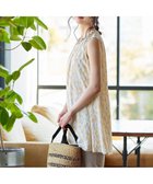 【ティアクラッセ/Tiaclasse】の【洗える】体型カバーも叶うフリルカラーチュニックブラウス イエロー|ID: prp329100004588821 ipo3291000000034526440