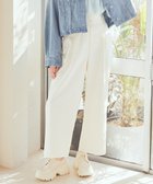 【アースミュージックアンドエコロジー/earth music&ecology】のハイウエストワイドパンツ Ivory|ID: prp329100004588871 ipo3291000000034244355