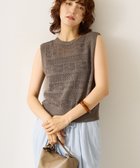 【アメリカンホリック/AMERICAN HOLIC】の【前後2WAY】レース編みニットベスト Charcoal Gray|ID: prp329100004588875 ipo3291000000032554143