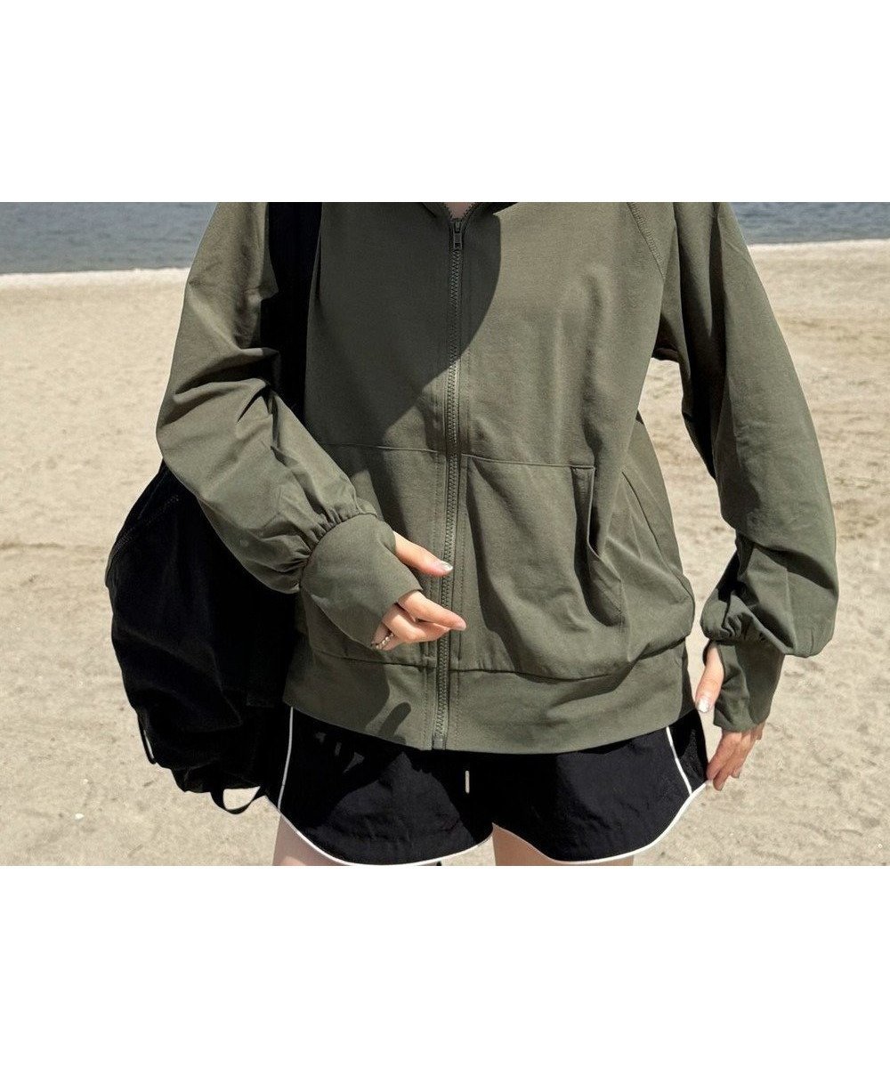 【ウィゴー/WEGO】の【UVカット/吸水速乾】ラッシュガードパーカー 人気、トレンドファッション・服の通販 founy(ファニー) 　ファッション　Fashion　レディースファッション　Fashion for Women　トップス・カットソー　Cut & Sew Tops　レディースパーカー・カジュアルフーディー　Casual Hoodies & Sweatshirts　おすすめ　Recommended / Our Picks　スマホ　Smartphone, Mobile Device　パーカー　Hoodie, Parka　吸水　Absorbent, Quick-Dry　夏　Summer　春　Spring　S/S・春夏　SS, Spring/Summer, Warm Season　 other-1|ID: prp329100004588945 ipo3291000000032555017