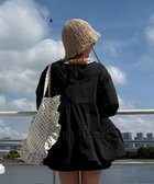 【ウィゴー/WEGO】の【UVカット/接触冷感/吸水速乾/水陸両用/ラッシュガード】ティアードデザイントップス ブラック|ID: prp329100004588949 ipo3291000000033656392