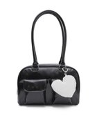 【ウィゴー/WEGO】の【痛バ&推し活グッズ】チャーム付きボストン痛バッグ ブラック|ID: prp329100004588967 ipo3291000000032672257