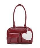 【ウィゴー/WEGO】の【痛バ&推し活グッズ】チャーム付きボストン痛バッグ レッド|ID: prp329100004588967 ipo3291000000033519474