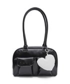 【ウィゴー/WEGO】の【痛バ&推し活グッズ】チャーム付きボストン痛バッグ ブラック|ID: prp329100004588967 ipo3291000000033519477