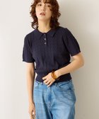 【アメリカンホリック/AMERICAN HOLIC】のアソートニットポロシャツ Navy|ID: prp329100004588978 ipo3291000000032555298
