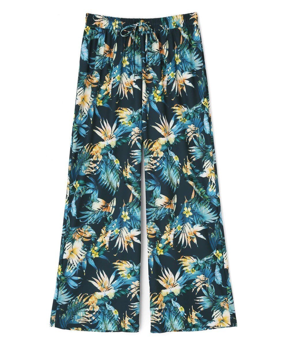 【三愛水着楽園/San-ai Resort】のロングパンツ M 【San-ai Resort(サンアイリゾート)】 インテリア・キッズ・メンズ・レディースファッション・服の通販 founy(ファニー) 　ファッション　Fashion　レディースファッション　Fashion for Women　水着　Swimwear　レディース水着・ビーチウェア　Swimwear & Beachwear　おすすめ　Recommended / Our Picks　なめらか　Smooth, Silky Texture　ビーチ　Beach, Seaside　フィット　Fit, Slim Fit　プリント　Print, Printed Pattern　リゾート　Resort, Vacation Style　リラックス　Relax, Relaxed Fit　ロング　Long, Long-Length　夏　Summer　S/S・春夏　SS, Spring/Summer, Warm Season　水着　Swimsuit, Swimwear　A/W・秋冬　Autumn/Winter　グリーン|ID: prp329100004588992 ipo3291000000033643314