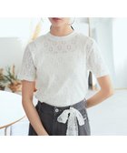 【アースミュージックアンドエコロジー/earth music&ecology】のフラワーレースプルオーバー Off White|ID: prp329100004589019 ipo3291000000032555678