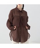 【アースミュージックアンドエコロジー/earth music&ecology】のSET2点シャツ+ビスチェ Brown|ID: prp329100004589022 ipo3291000000033620149