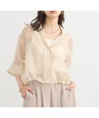 【アースミュージックアンドエコロジー/earth music&ecology】のシアーショートシャツ Light Beige|ID: prp329100004589023 ipo3291000000032673369