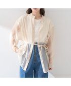 【アースミュージックアンドエコロジー/earth music&ecology】のウエストベルトシアーシャツ Beige|ID: prp329100004589029 ipo3291000000032673398