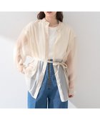 【アースミュージックアンドエコロジー/earth music&ecology】のウエストベルトシアーシャツ Beige|ID: prp329100004589029 ipo3291000000033620461