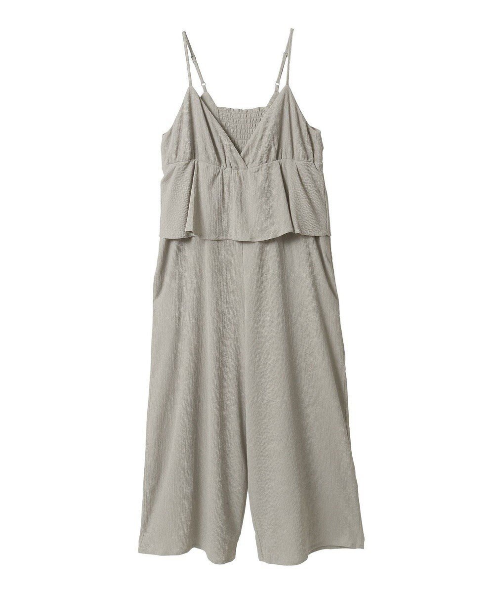 【アースミュージックアンドエコロジー/earth music&ecology】のペプラムロンパース インテリア・キッズ・メンズ・レディースファッション・服の通販 founy(ファニー) ファッション Fashion レディースファッション Fashion for Women ワンピース Dresses オールインワン・ワンピース Dresses and Jumpsuits サロペット&オールインワン Dungarees & Jumpsuit Styles おすすめ Recommended / Our Picks インナー Innerwear サロペット Overalls, Salopette シャーリング Shirring, Ruched ペプラム Peplum, Flared Hem ポケット Pocket, Pocket Detail ロンパース Romper, Jumpsuit 夏 Summer 春 Spring S/S・春夏 SS, Spring/Summer, Warm Season Beige|ID: prp329100004589032 ipo3291000000033656233