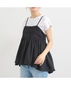 【アースミュージックアンドエコロジー/earth music&ecology】のSET2点レースキャミ+フレンチTee Black|ID: prp329100004589034 ipo3291000000032555791