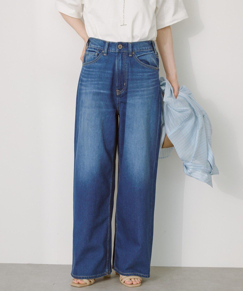【アメリカンホリック/AMERICAN HOLIC】の【接触冷感】ワイドデニム 人気、トレンドファッション・服の通販 founy(ファニー) 　ファッション　Fashion　レディースファッション　Fashion for Women　パンツ　Pants & Trousers　デニムパンツ・ジーンズ・美脚デニム　Denim Jeans & Pants　アメリカン　American Style　春　Spring　スタイリッシュ　Stylish, Fashionable　デニム　Denim, Jeans Material　ポケット　Pocket, Pocket Detail　ロング　Long, Long-Length　ワイド　Wide, Wide Fit　S/S・春夏　SS, Spring/Summer, Warm Season　おすすめ　Recommended / Our Picks　夏　Summer　2025年　2025　2025春夏・S/S　Spring/Summer 2025 SS25　 other-1|ID: prp329100004589040 ipo3291000000032555835