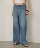 【アメリカンホリック/AMERICAN HOLIC】の【接触冷感】ワイドデニム Light Indigo|ID: prp329100004589040 ipo3291000000032555837