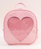 【ウィゴー/WEGO】の【痛バ&推し活グッズ】ハートウィンドウ痛リュック ライトピンク|ID: prp329100004589056 ipo3291000000032673137