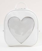【ウィゴー/WEGO】の【痛バ&推し活グッズ】ハートウィンドウ痛リュック ホワイト|ID: prp329100004589056 ipo3291000000032673140