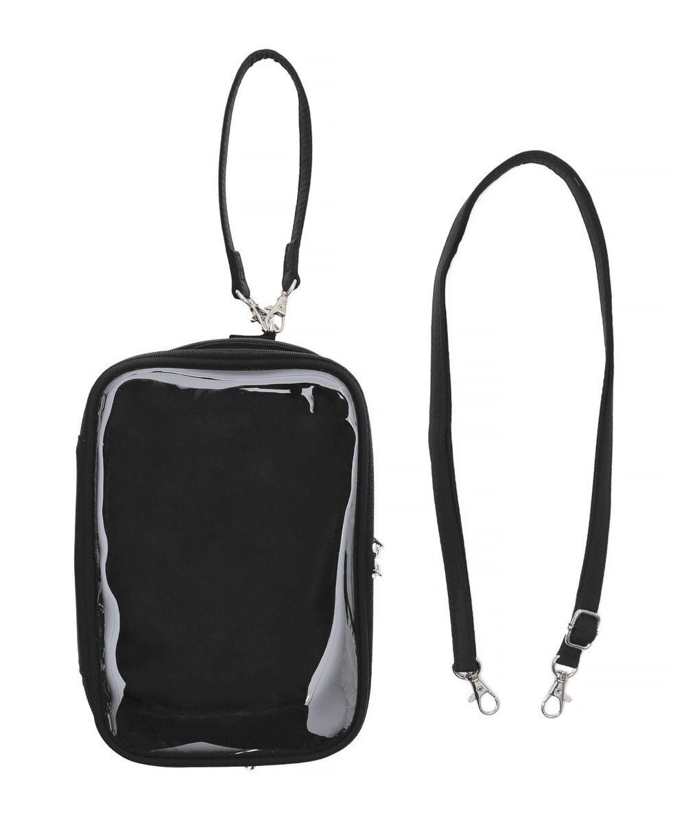 【ウィゴー/WEGO】の【痛バ&推し活グッズ】マルチWAYぬいポーチ インテリア・キッズ・メンズ・レディースファッション・服の通販 founy(ファニー) 　ファッション　Fashion　レディースファッション　Fashion for Women　ミニ財布・二つ折り財布　Wallets & Card Cases　ポーチ&ミニバッグ　Pouches & Mini Bags　おすすめ　Recommended / Our Picks　ショルダー　Shoulder, Shoulder Strap　スマホ　Smartphone, Mobile Device　ポケット　Pocket, Pocket Detail　ポーチ　Pouch, Small Case　ラップ　Wrap, Wrap Design　財布　Wallet, Purse　ブラック|ID: prp329100004589066 ipo3291000000032672673