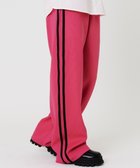 【ウィゴー/WEGO】の【SCHOOL ITEM】スクールライントラックパンツ ピンク|ID: prp329100004589070 ipo3291000000033656286
