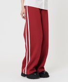 【ウィゴー/WEGO】の【SCHOOL ITEM】スクールライントラックパンツ ワイン|ID: prp329100004589070 ipo3291000000033656287