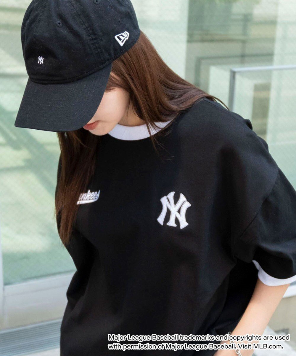 【ウィゴー/WEGO】の【ユニセックス着用ITEM】別注MLBリンガーグラフィックT(SS) インテリア・キッズ・メンズ・レディースファッション・服の通販 founy(ファニー) 　ファッション　Fashion　レディースファッション　Fashion for Women　トップス・カットソー　Cut & Sew Tops　シャツ・ブラウス・オフィスカジュアル　Elegant Blouses & Button-Ups　ロングTシャツ・Tシャツ　Longline T-Shirts & Tees　カットソー・ベーシックTシャツ　Cut-and-Sewn Tops / Stretch Tees & Basics　春　Spring　カットソー　Cut and Sewn Top　カーゴパンツ　Cargo Pants, Utility Pants　グラフィック　Graphic, Graphic Design　スポーツ　Sports, Activewear　スマホ　Smartphone, Mobile Device　トレンド　Trend, Trending Now　人気　Popular, Best Seller　ハーフ　Half, Half-Length　別注　Limited Edition, Custom Order　半袖　Short Sleeve, Half Sleeve　ミニスカート　Mini Skirt, Short Skirt　メンズ　Men's, Menswear　ワイド　Wide, Wide Fit　ワンポイント　One Point, Statement Accent　S/S・春夏　SS, Spring/Summer, Warm Season　おすすめ　Recommended / Our Picks　夏　Summer　ブラック|ID: prp329100004589078 ipo3291000000033648423
