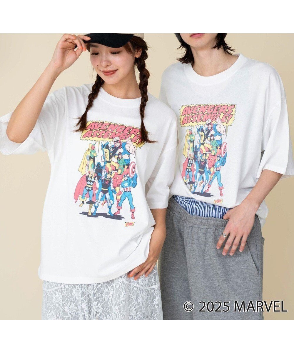 【ウィゴー/WEGO】の【ユニセックス着用ITEM/SMLサイズ展開】MARVELグラフィックT(S) インテリア・キッズ・メンズ・レディースファッション・服の通販 founy(ファニー) 　ファッション　Fashion　レディースファッション　Ladies' Fashion Online　トップス・カットソー　Tops/Tshirt　シャツ/ブラウス　Shirts/Blouses　ロング / Tシャツ　T-Shirts　カットソー　Cut and Sewn　ヴィンテージ　Vintage　春　Spring　カットソー　Cut And Sew　カーゴパンツ　Cargo Pants　キャラクター　Character　グラフィック　Graphic　今季　This Season　スマホ　Smartphone　デニム　Denim　ビッグ　Big　ビンテージ　Vintage　プリント　Print　半袖　Short Sleeve　ルーズ　Loose　S/S・春夏　Ss・Spring/Summer　再入荷　Restock/Back In Stock/Re Arrival　おすすめ　Recommend　夏　Summer　柄3|ID: prp329100004589089 ipo3291000000032672806