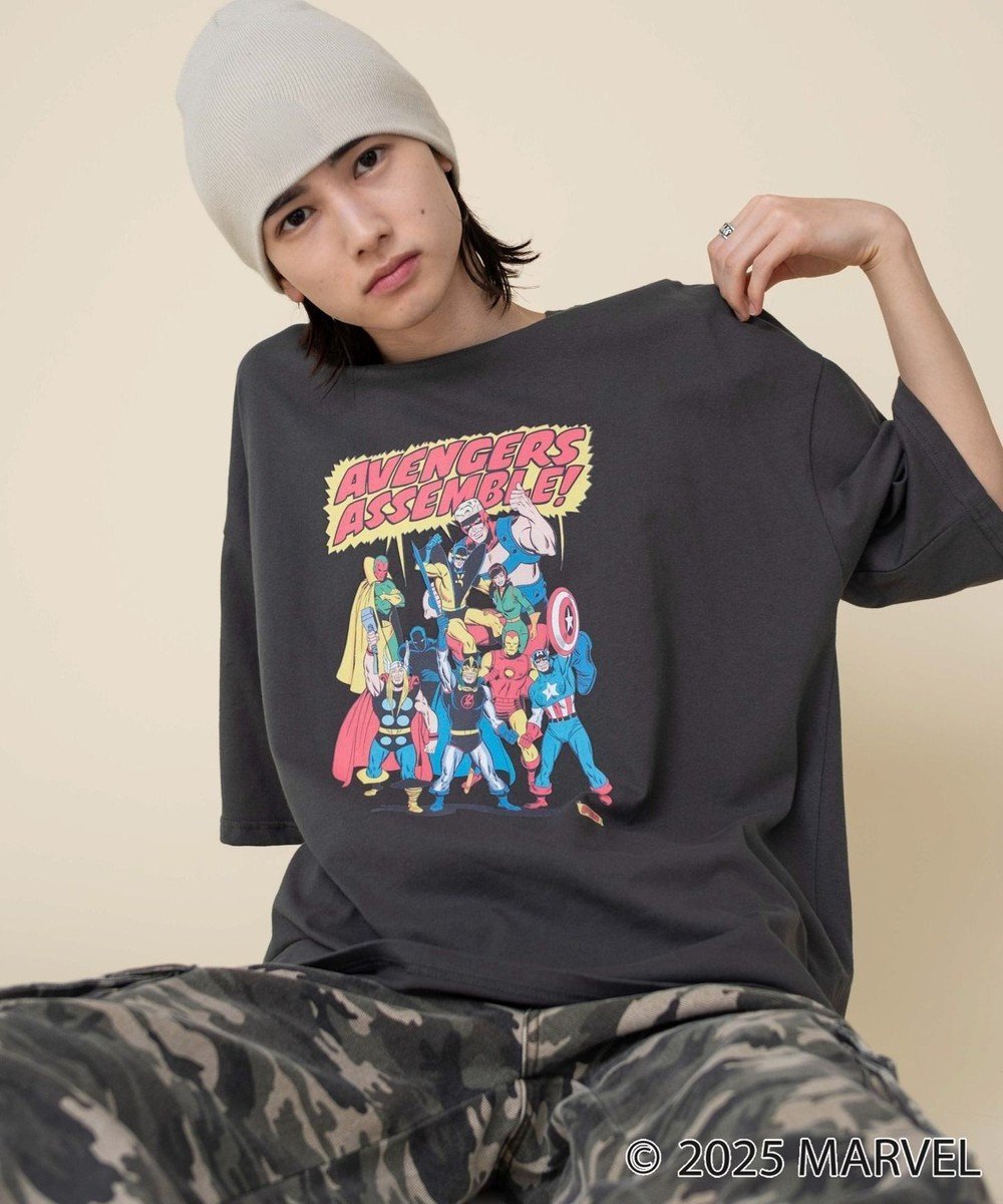 【ウィゴー/WEGO】の【ユニセックス着用ITEM/SMLサイズ展開】MARVELグラフィックT(S) インテリア・キッズ・メンズ・レディースファッション・服の通販 founy(ファニー) 　ファッション　Fashion　レディースファッション　Ladies' Fashion Online　トップス・カットソー　Tops/Tshirt　シャツ/ブラウス　Shirts/Blouses　ロング / Tシャツ　T-Shirts　カットソー　Cut and Sewn　ヴィンテージ　Vintage　春　Spring　カットソー　Cut And Sew　カーゴパンツ　Cargo Pants　キャラクター　Character　グラフィック　Graphic　今季　This Season　スマホ　Smartphone　デニム　Denim　ビッグ　Big　ビンテージ　Vintage　プリント　Print　半袖　Short Sleeve　ルーズ　Loose　S/S・春夏　Ss・Spring/Summer　再入荷　Restock/Back In Stock/Re Arrival　おすすめ　Recommend　夏　Summer　柄4|ID: prp329100004589089 ipo3291000000032672807