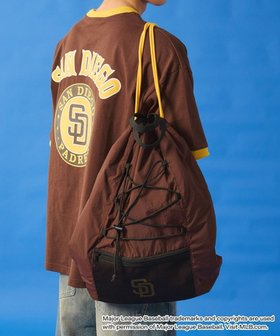 【ウィゴー/WEGO】の別注MLBドローコードナップサック 人気、トレンドファッション・服の通販 founy(ファニー) ファッション Fashion レディースファッション Ladies' Fashion Online バッグ Bag スポーツ Sports スマホ Smartphone フロント Front ポケット Pocket メッシュ Mesh リュック Ruck Sack 別注 Special Order 軽量 Lightweight |ID:prp329100004589104
