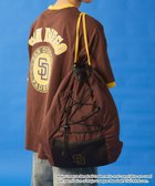 【ウィゴー/WEGO】の別注MLBドローコードナップサック 人気、トレンドファッション・服の通販 founy(ファニー) ファッション Fashion レディースファッション Ladies' Fashion Online バッグ Bag スポーツ Sports スマホ Smartphone フロント Front ポケット Pocket メッシュ Mesh リュック Ruck Sack 別注 Special Order 軽量 Lightweight thumbnail ブラウン|ID: prp329100004589104 ipo3291000000032672859