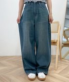 【ウィゴー/WEGO】のサマーデニムルーズワイドパンツ デニム中濃加工色|ID: prp329100004589114 ipo3291000000032556370