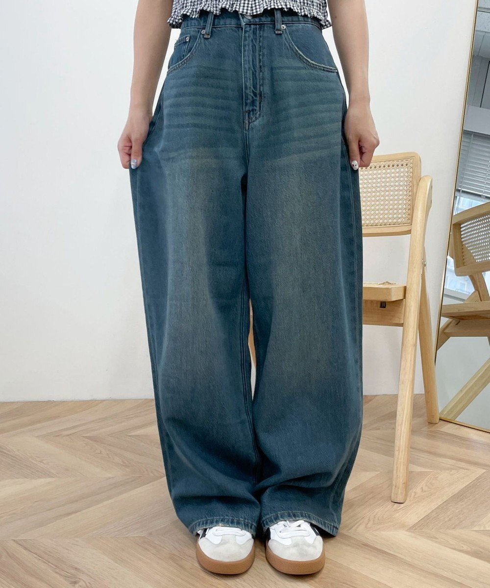 【ウィゴー/WEGO】のサマーデニムルーズワイドパンツ インテリア・キッズ・メンズ・レディースファッション・服の通販 founy(ファニー) ファッション Fashion レディースファッション Fashion for Women パンツ Pants & Trousers デニムパンツ・ジーンズ・美脚デニム Denim Jeans & Pants 春 Spring 秋 Autumn ショート Short, Short Length シンプル Simple, Minimal スポーツ Sports, Activewear スマホ Smartphone, Mobile Device デニム Denim, Jeans Material 定番 Standard, Basic Item ワイド Wide, Wide Fit 冬 Winter / This Winter S/S・春夏 SS, Spring/Summer, Warm Season おすすめ Recommended / Our Picks 夏 Summer デニム中濃加工色|ID: prp329100004589114 ipo3291000000034464219