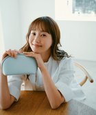 【トプカピ/TOPKAPI】の【Breath TOPKAPI】【TOPKAPI × 藤本美貴さんコラボ】スコッチグレイン ラウンドポーチ/撥水 ミントグリーン|ID: prp329100004589123 ipo3291000000032556420
