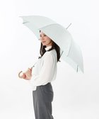 【アウロラ/AURORA】の【 NINA RICCI(ニナ リッチ)】リボン柄無地ジャガード雨傘(長傘) ミントグリーン|ID: prp329100004589125 ipo3291000000032556438