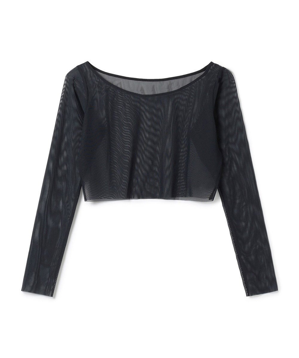 【チャコット/Chacott】のチュールショートトップ 人気、トレンドファッション・服の通販 founy(ファニー) 　ファッション　Fashion　レディースファッション　Fashion for Women　トップス・カットソー　Cut & Sew Tops　ショート　Short, Short Length　チュール　Tulip, Tulip Motif　 other-1|ID: prp329100004589128 ipo3291000000033675507