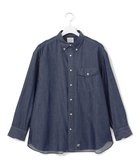 【ジェイプレスヨークストリート/J.PRESS YORK STREET】の【UNISEX】コットンライトオンスデニム シャツ / B.D. ネイビー系|ID: prp329100004589155 ipo3291000000032556683