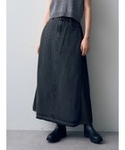 【イェッカ ヴェッカ/YECCA VECCA】の異素材MIXデニムスカート② Black|ID: prp329100004589227 ipo3291000000032647462