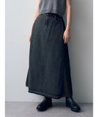 【イェッカ ヴェッカ/YECCA VECCA】の異素材MIXデニムスカート② Black|ID: prp329100004589227 ipo3291000000034298205