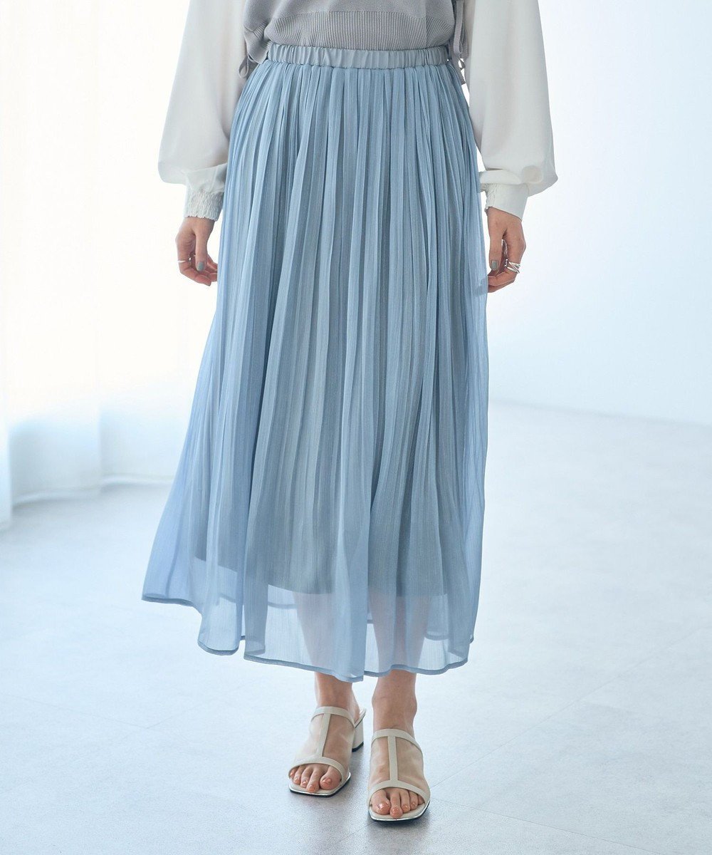 【イェッカ ヴェッカ/YECCA VECCA】のシャイニーサテンプリーツスカート 人気、トレンドファッション・服の通販 founy(ファニー) 　ファッション　Fashion　レディースファッション　Fashion for Women　スカート　Skirts　プリーツスカート / 上品フェミニンスタイル　Pleated Skirts　とろみ　Fluid, Flowy Fabric　プリーツ　Pleats, Pleated　ポケット　Pocket, Pocket Detail　ロング　Long, Long-Length　エレガント 上品　Elegant　夏　Summer　春　Spring　S/S・春夏　SS, Spring/Summer, Warm Season　 other-1|ID: prp329100004589304 ipo3291000000033713292