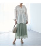 【イェッカ ヴェッカ/YECCA VECCA】のシャイニーサテンプリーツスカート Mint|ID: prp329100004589304 ipo3291000000033713295