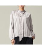 【ジェイプレスヨークストリート/J.PRESS YORK STREET】の【WOMEN】ボウタイブラウス ライトグレー系|ID: prp329100004589409 ipo3291000000032559530